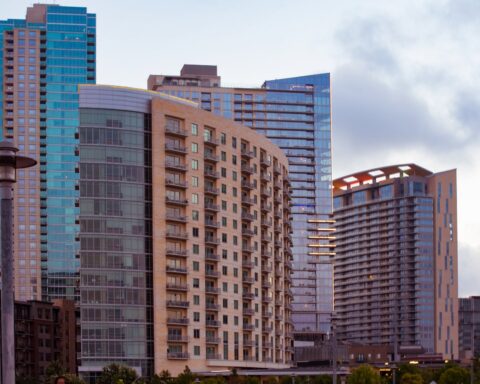 an urban skyline of austin texas