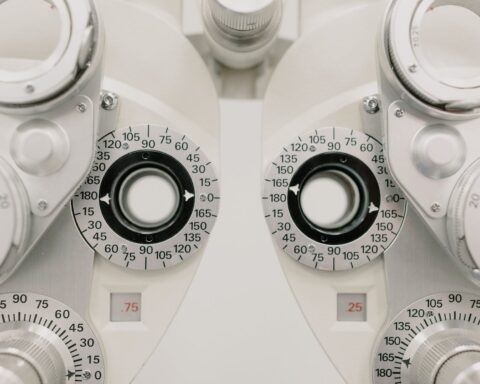 optical equipment for testing vision