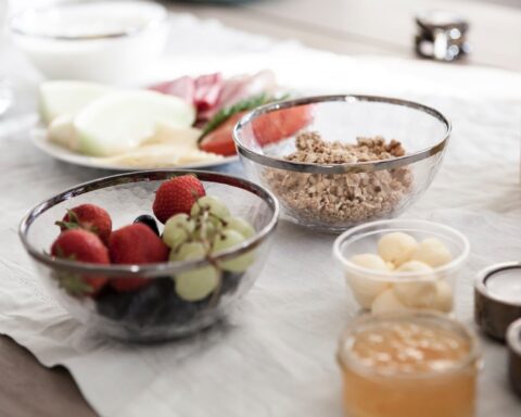 strawberries in bowl