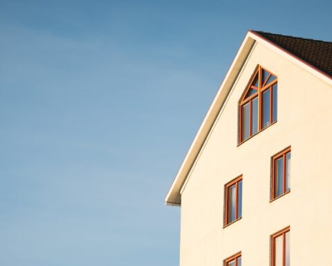 apartment architecture blue sky building